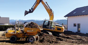 Gelände angleichen - Erdbau von Brandl Transport-Logistik GmbH